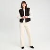 Veste matelassée sans manches noir femme
