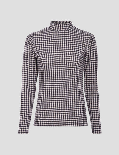 T-shirt manches longues beige femme