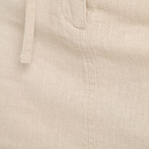jupe droite contenant du lin beige femme Jupe droite contenant du lin beige femme