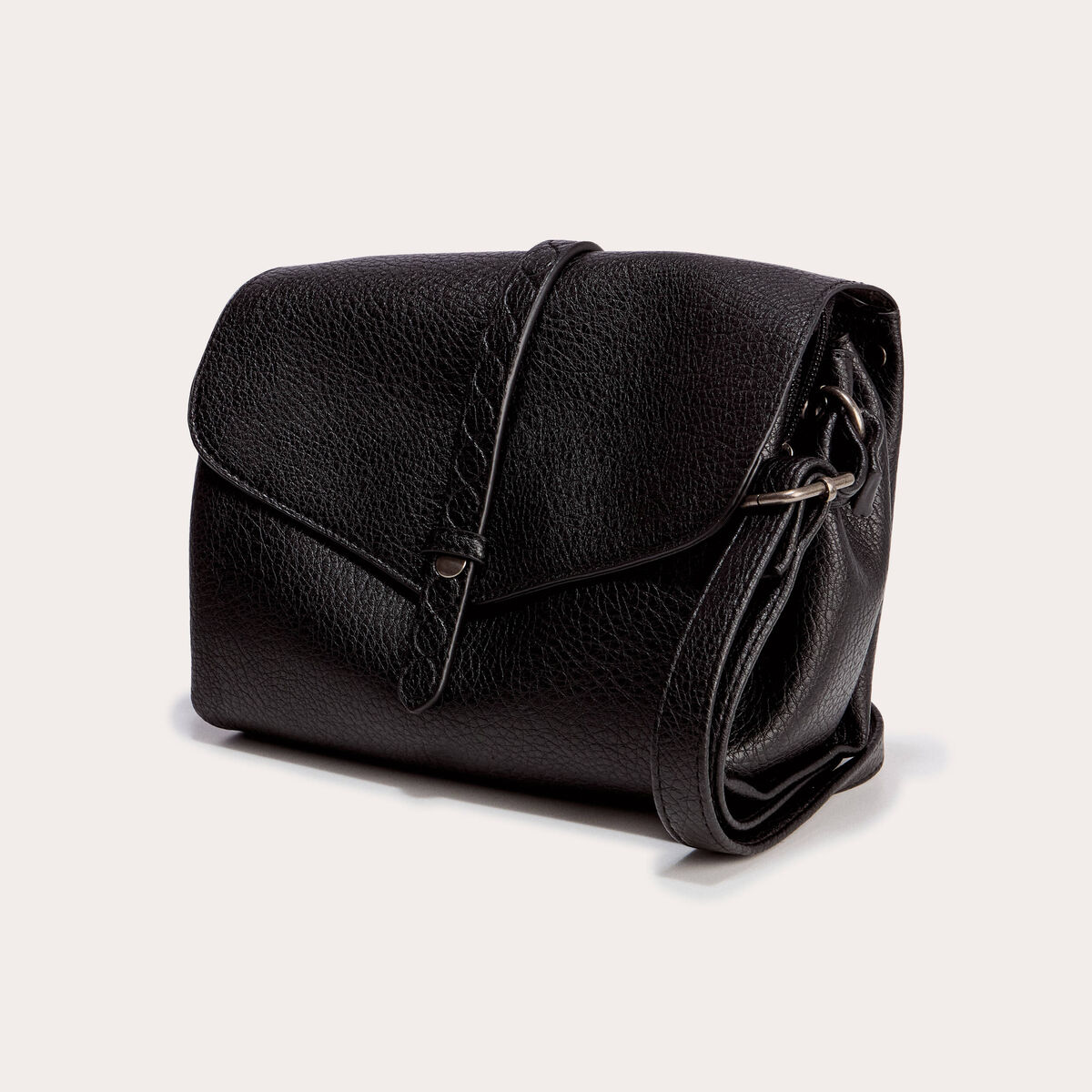 Sac similicuir noir femme
