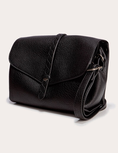 Sac similicuir noir femme