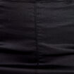 Jupe droite denim noir enduit femme