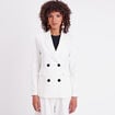 Veste blazer ecru femme