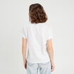 T-shirt The Rolling Stones blanc femme