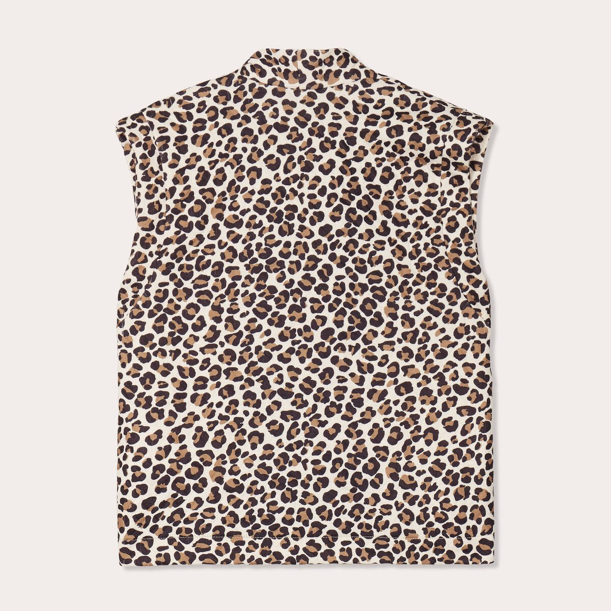 Gilet sans manches matelassé blanc femme
