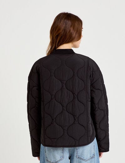 Veste ample manches longues noir femme