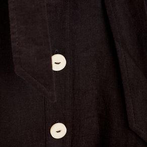 robe boutonnee a manches courtes noir femme Robe boutonnée à manches courtes noir femme
