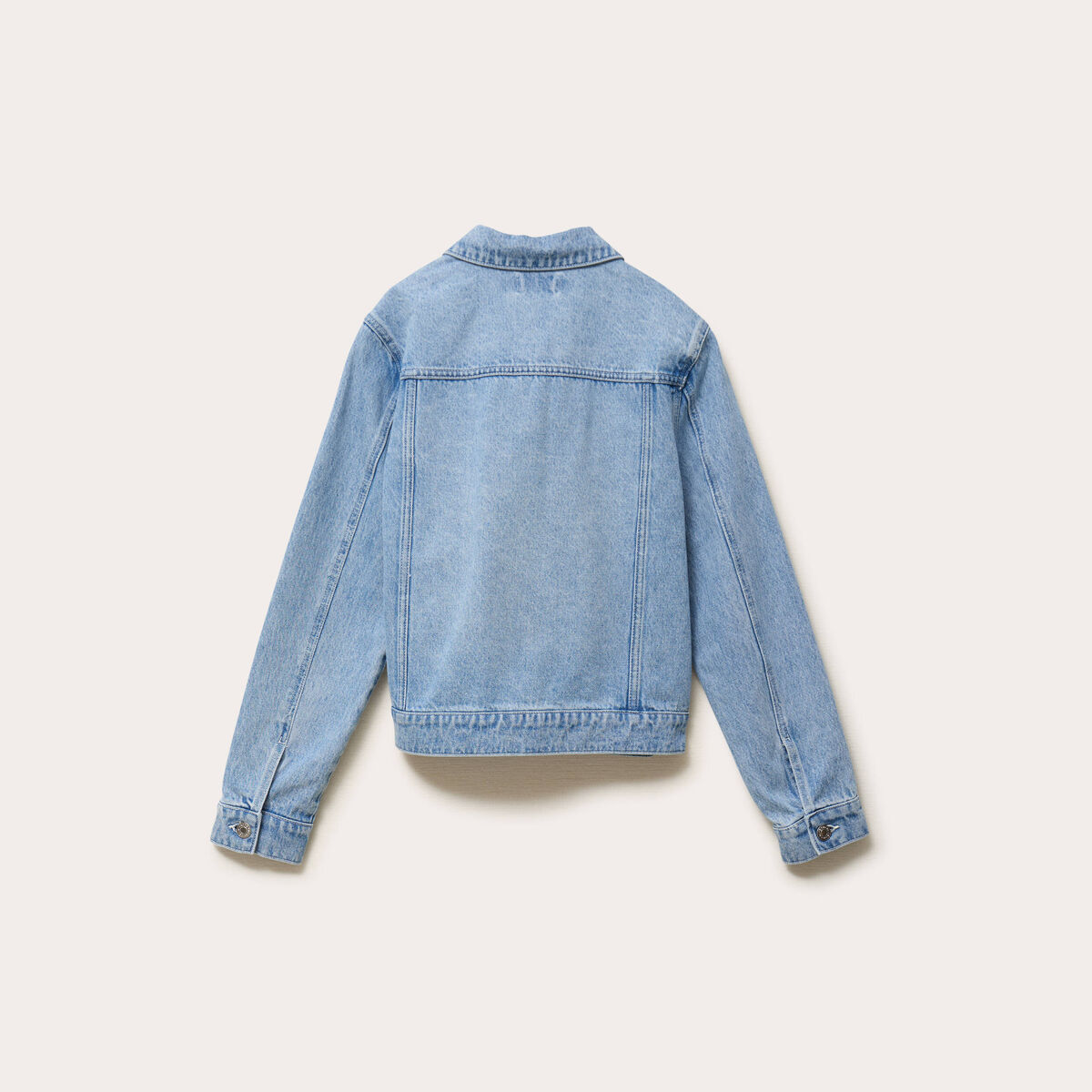 Veste en jean manches longues denim triple stone femme
