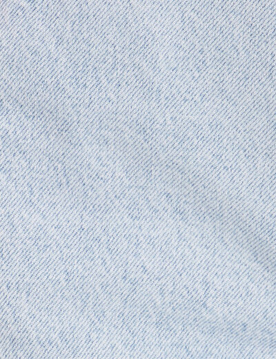 Jeans mom taille haute denim bleach femme