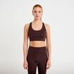Brassi&egrave;re de sport activewear marron fonc&eacute; femme
