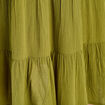Robe évasée bretelles vert foncé femme