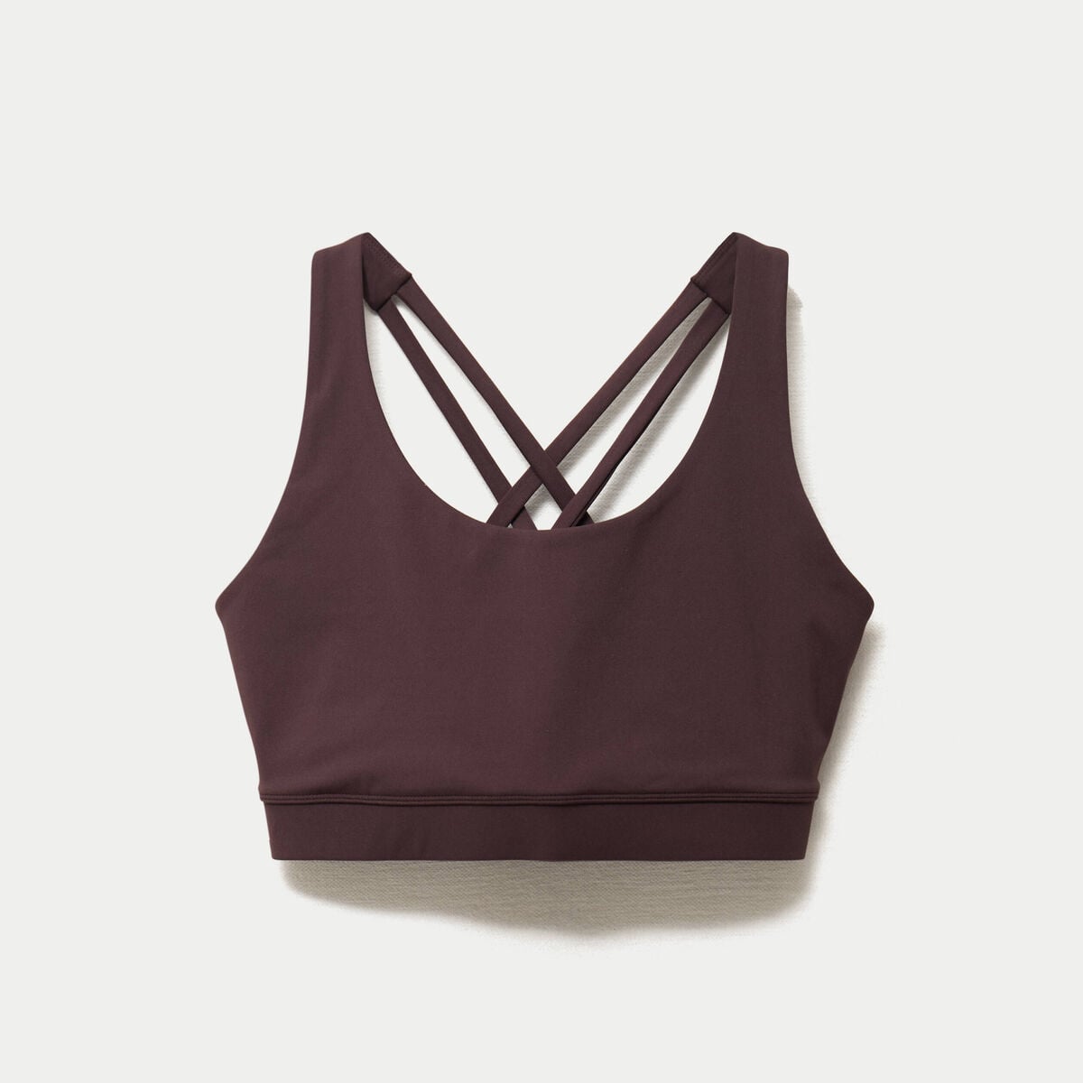 Brassi&egrave;re de sport activewear marron fonc&eacute; femme