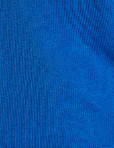 T-shirt manches courtes bleu electrique femme