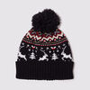 ensemble bonnet et echarpe noir femme