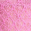 Body ajusté manches courtes dentelle rose femme