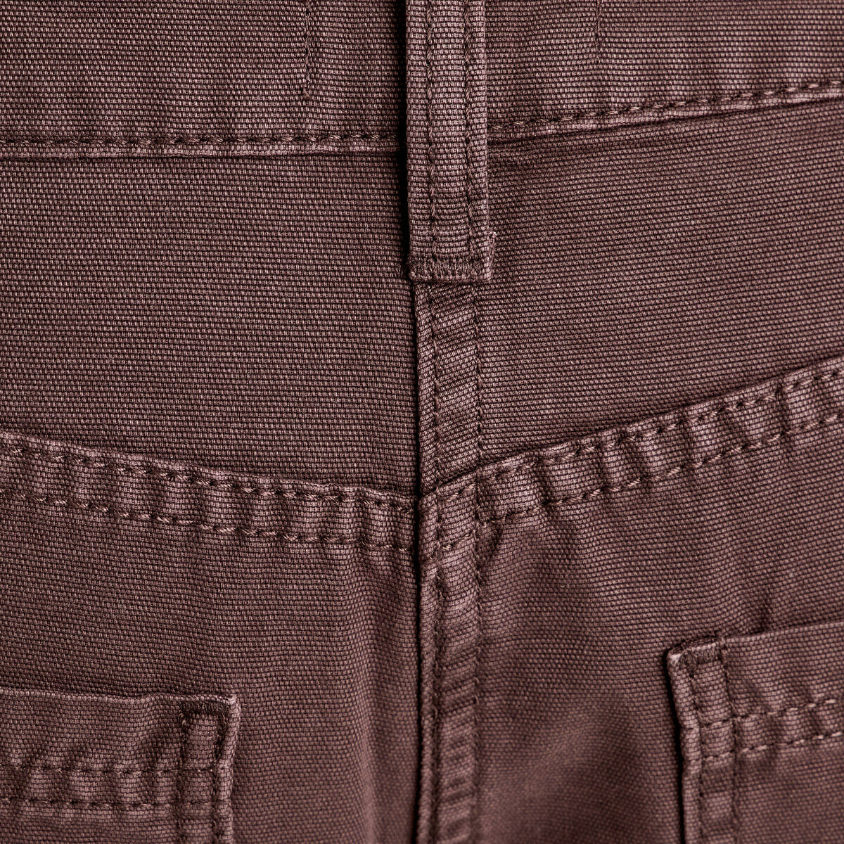 Jean wide leg carpenter marron foncé femme