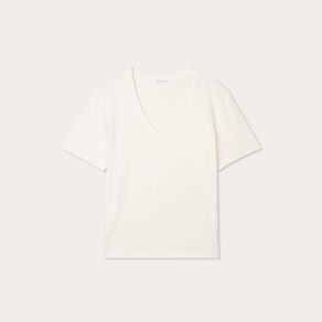 t shirt manches courtes ecru femme T-shirt manches courtes ecru femme