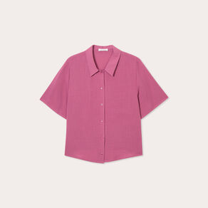 chemise manches courtes prune femme Chemise manches courtes prune femme
