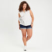 Blouse sans manches blanc femme