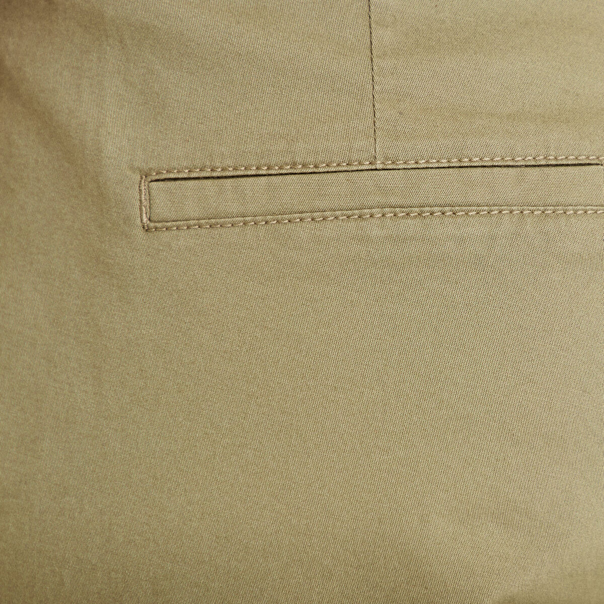 Pantalon chino 7/8&egrave;me vert femme