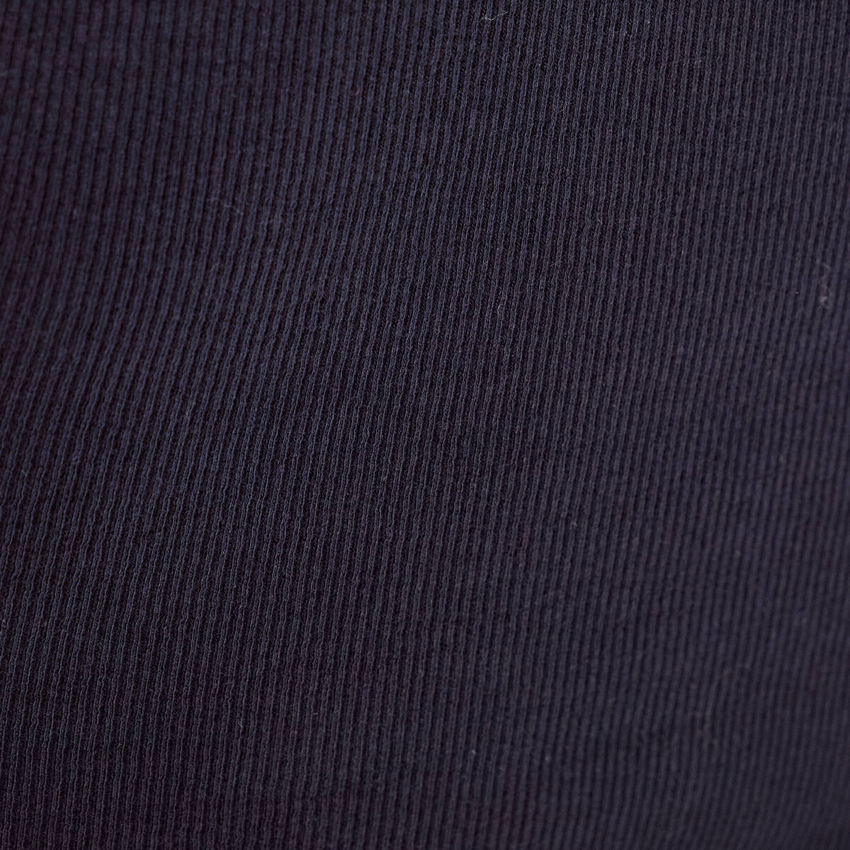 Débardeur côtelé col rond bleu marine femme