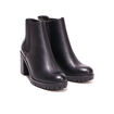 Bottines chelsea à talons noir femme