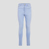 jeans skinny taille haute denim baby bleu femme