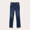 Jean droit regular taille standard denim brut femme