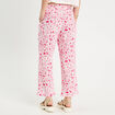 Pantalon large rose fushia femme