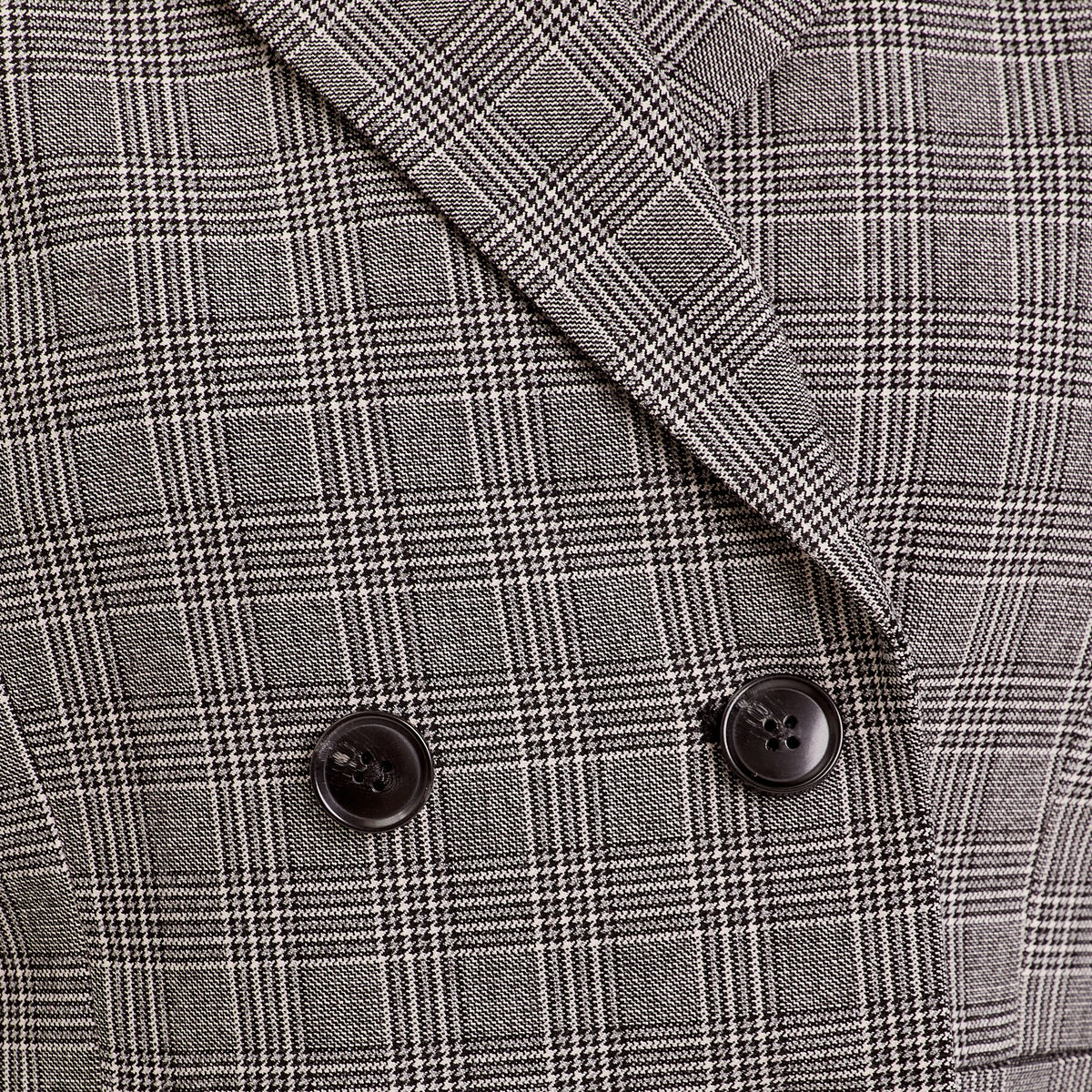 Veste ajustée boutonnée gris femme