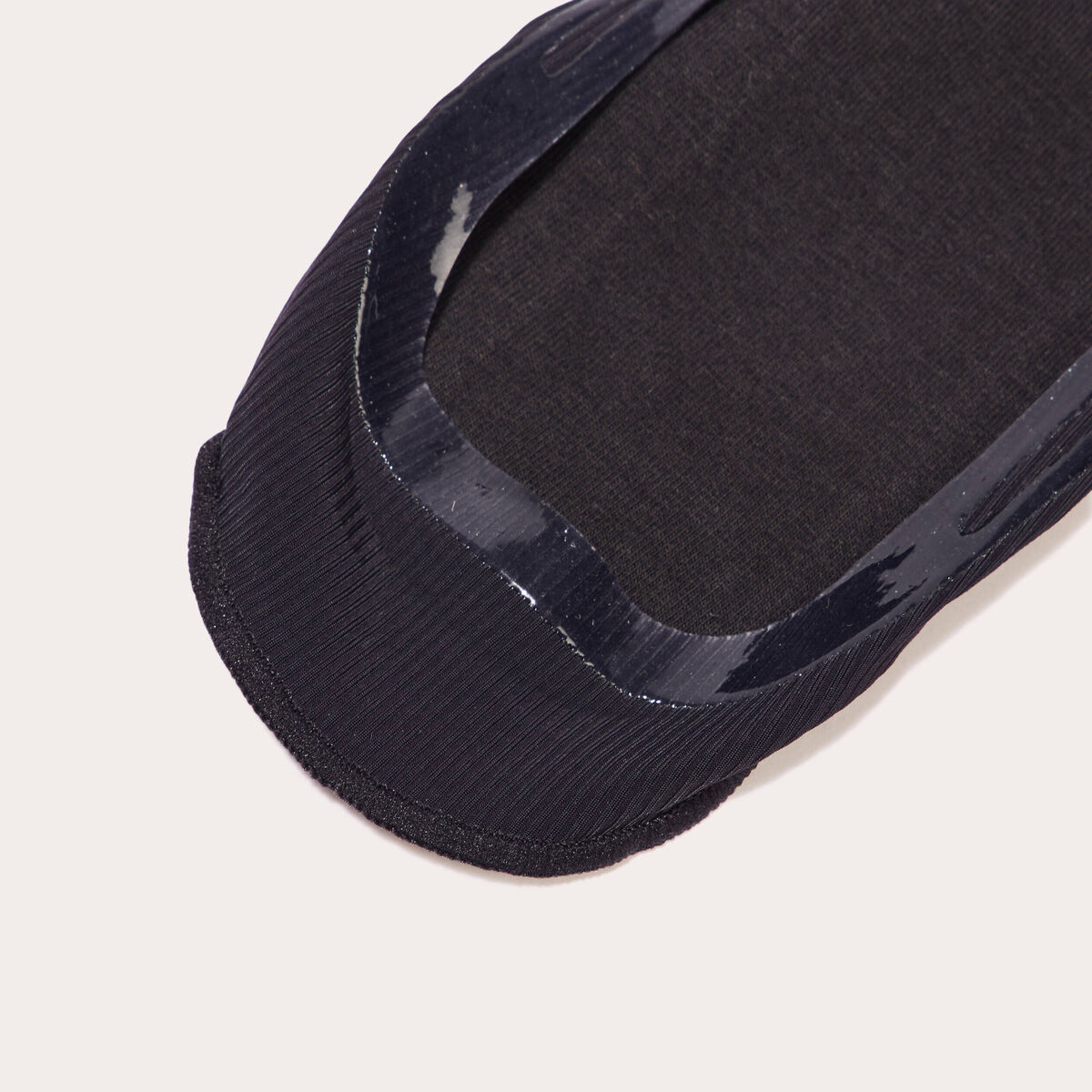 Lot 2 protèges-pieds noir femme