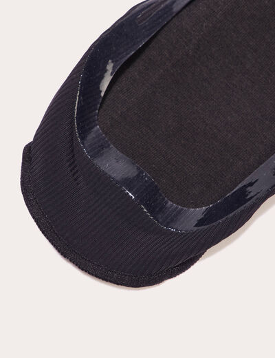 Lot 2 protèges-pieds noir femme