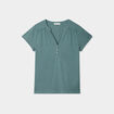 T-shirt manches courtes vert foncé femme