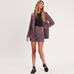 Short ajusté noir femme