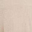 Robe patineuse manches courtes beige femme