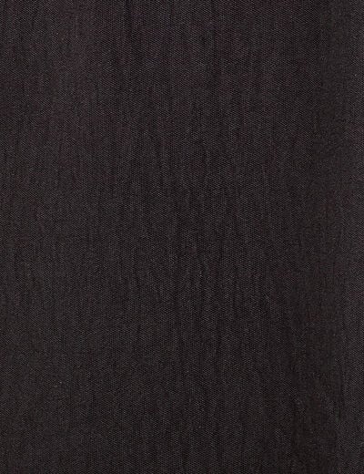 Robe longue évasée cache-coeur noir femme