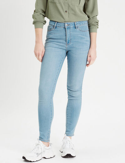 Jeans slim denim dirty femme