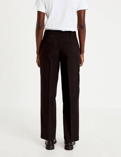 Pantalon bootcut taille standard noir femme