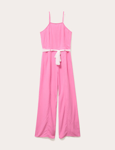 Combinaison rose femme