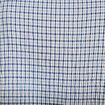 Chemise droite manches longues bleu fonc&eacute; femme