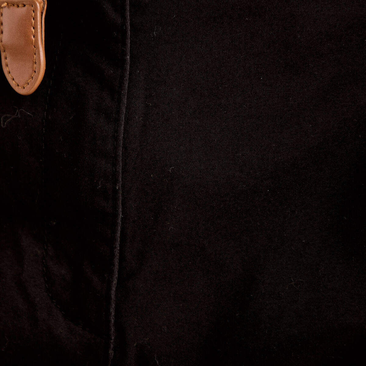 Pantalon chino 7/8&egrave;me noir femme