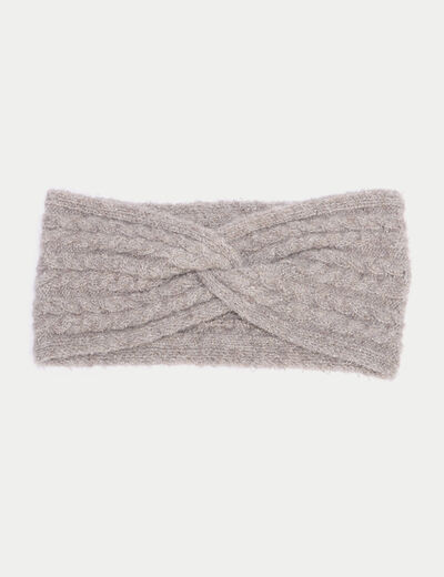 Bandeau taupe femme