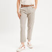 Pantalon chino slim 7/8ème blanc femme