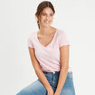 T-shirt manches courtes rose femme