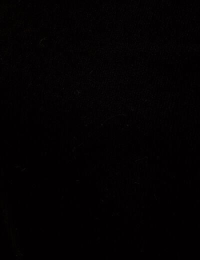 Pull fin col rond manches longues noir femme