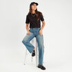 T-shirt manches courtes noir femme