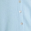 Gilet manches longues bleu ciel femme