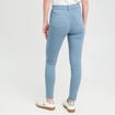 Jeans slim 5 poches bleu femme