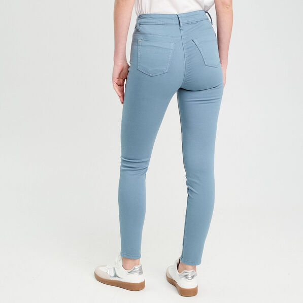 jeans slim 5 poches bleu femme Jeans slim 5 poches bleu femme