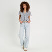 Blouse Fanny - manches courtes blanc femme